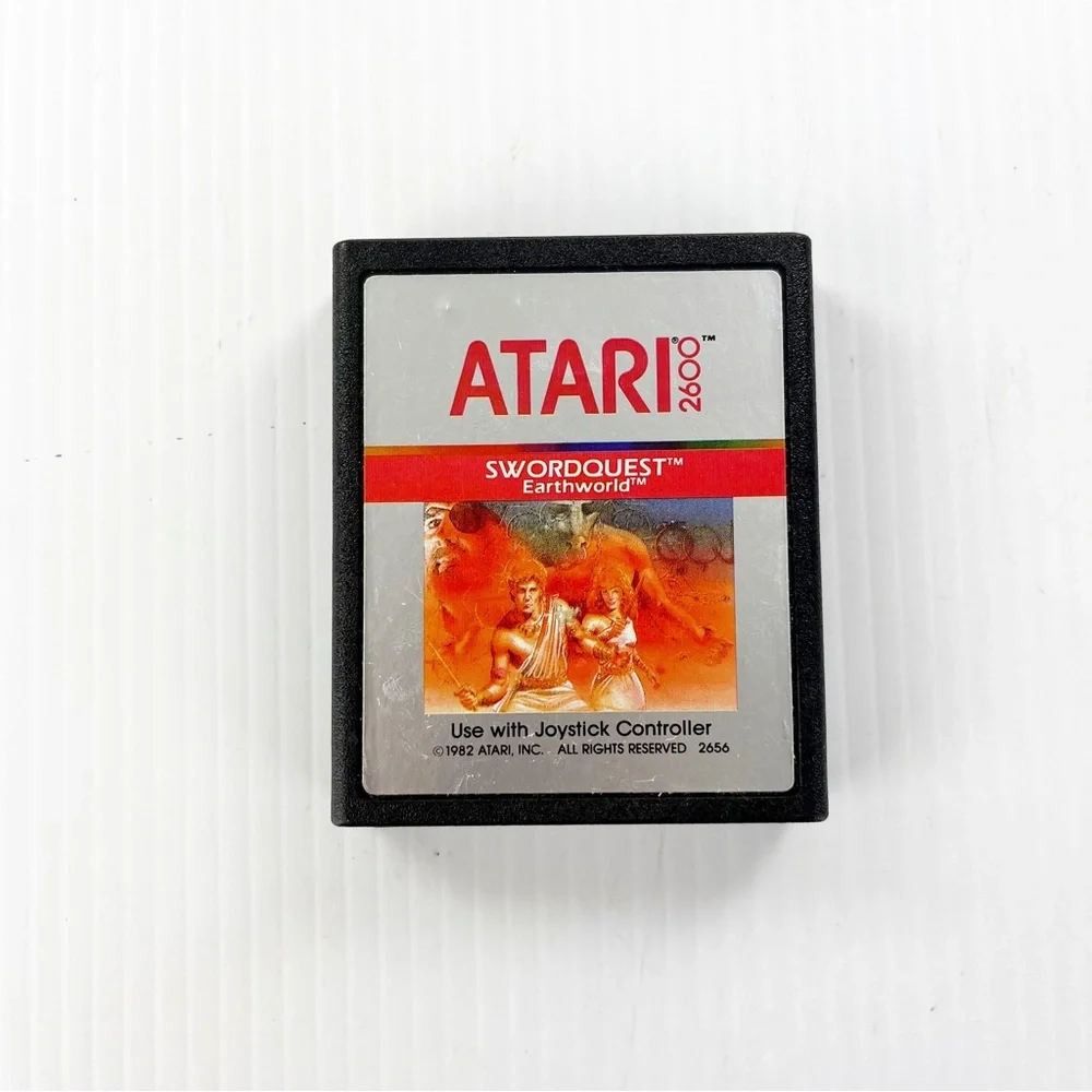 Swordquest Earthworld Video Game for Atari 2600